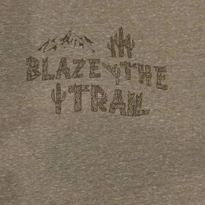 Women's G.H. Bass & Co. Tshirt  "Blaze the Trail" Size Medium  Super Soft Pre-Lo